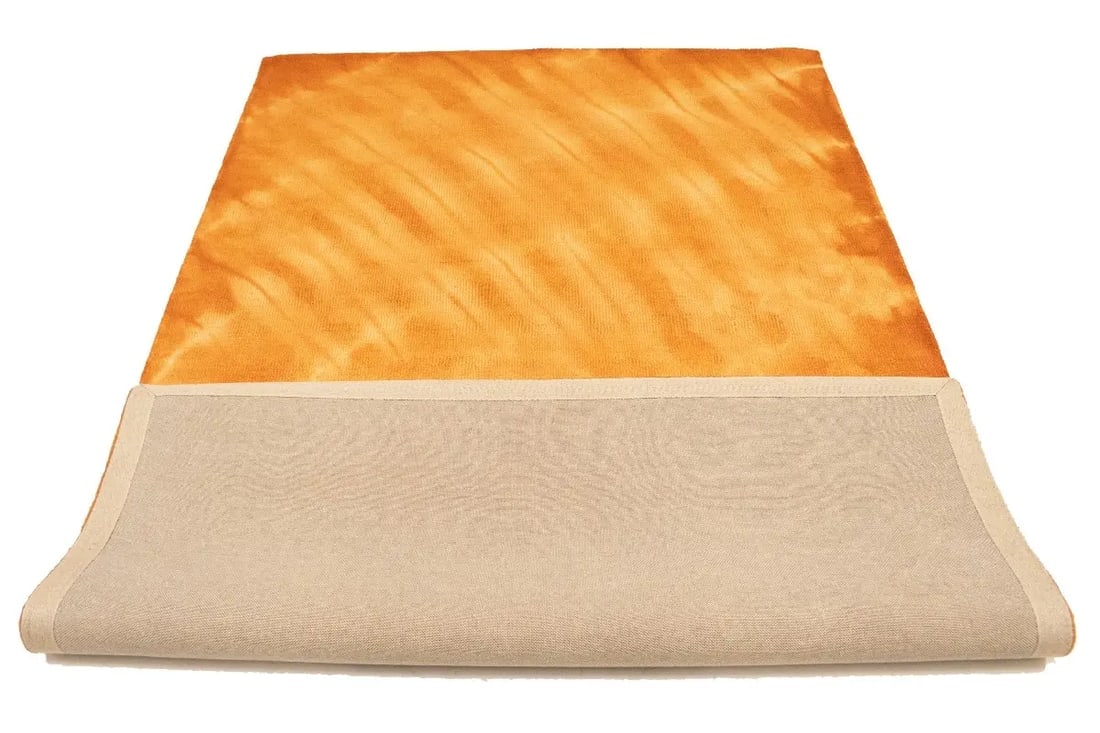 Solar Orange Tie-Dye 5X8 Hand-Tufted Modern Rug - 15