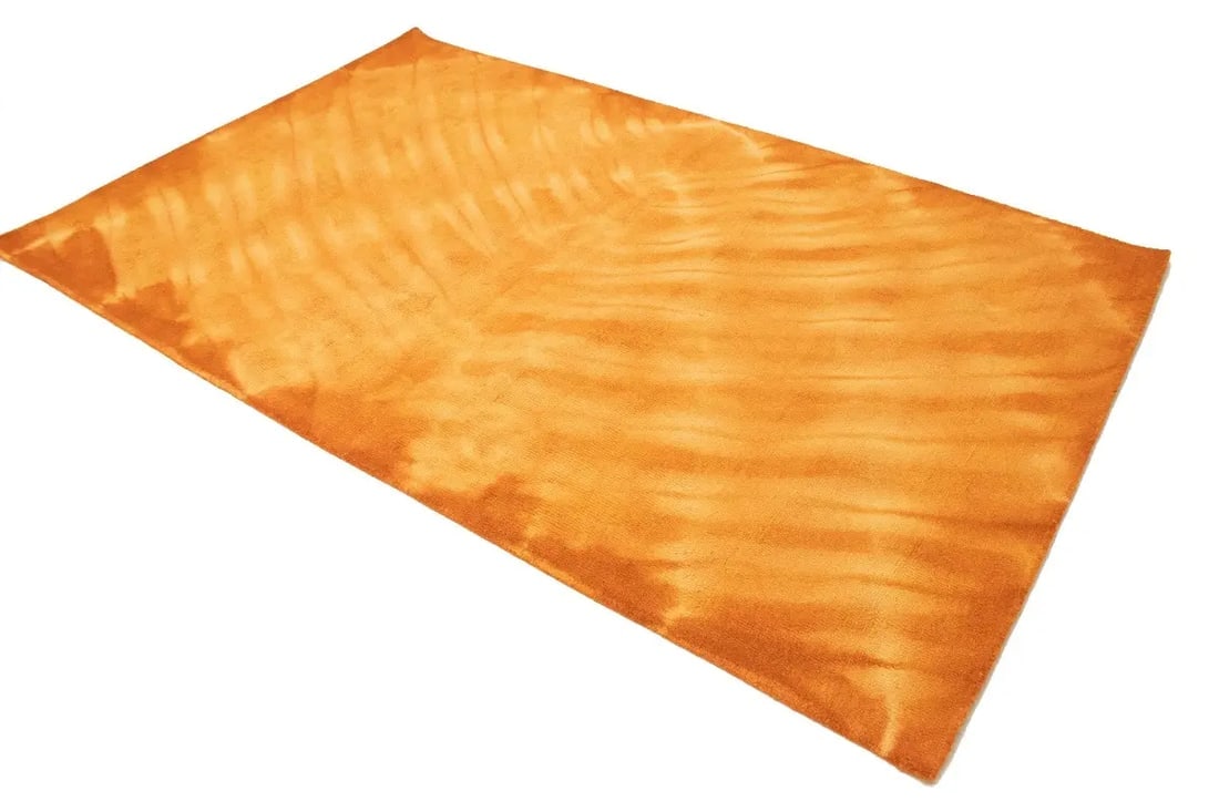 Solar Orange Tie-Dye 5X8 Hand-Tufted Modern Rug - 4