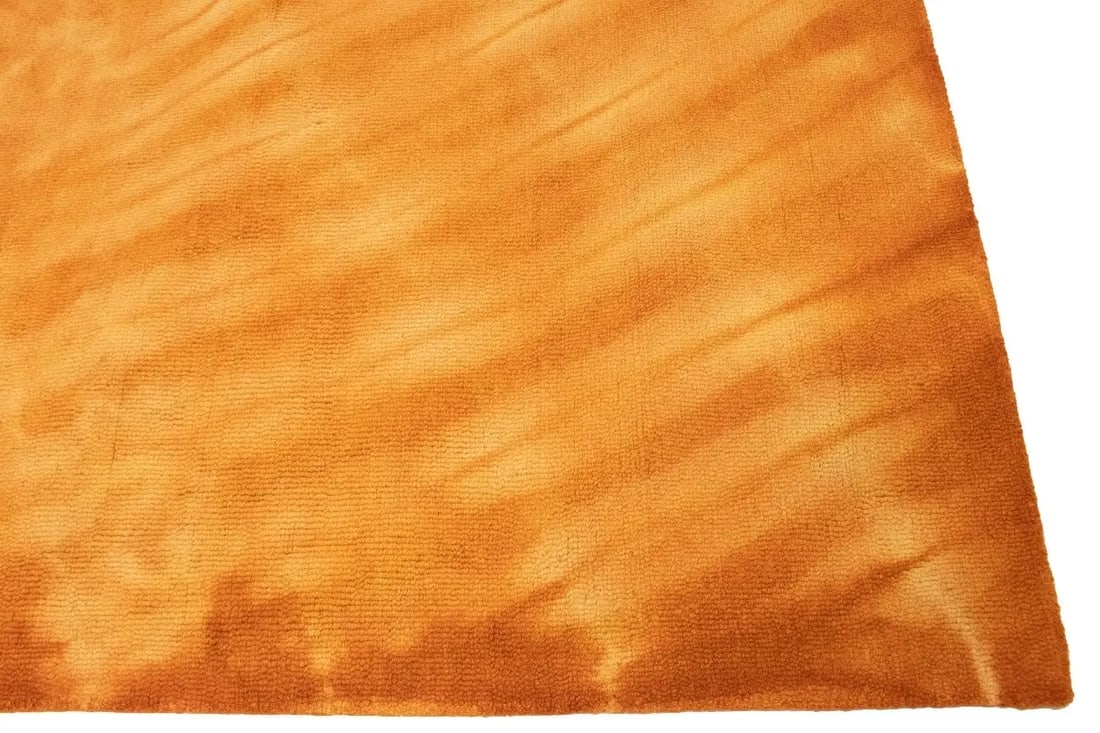 Solar Orange Tie-Dye 5X8 Hand-Tufted Modern Rug - 8