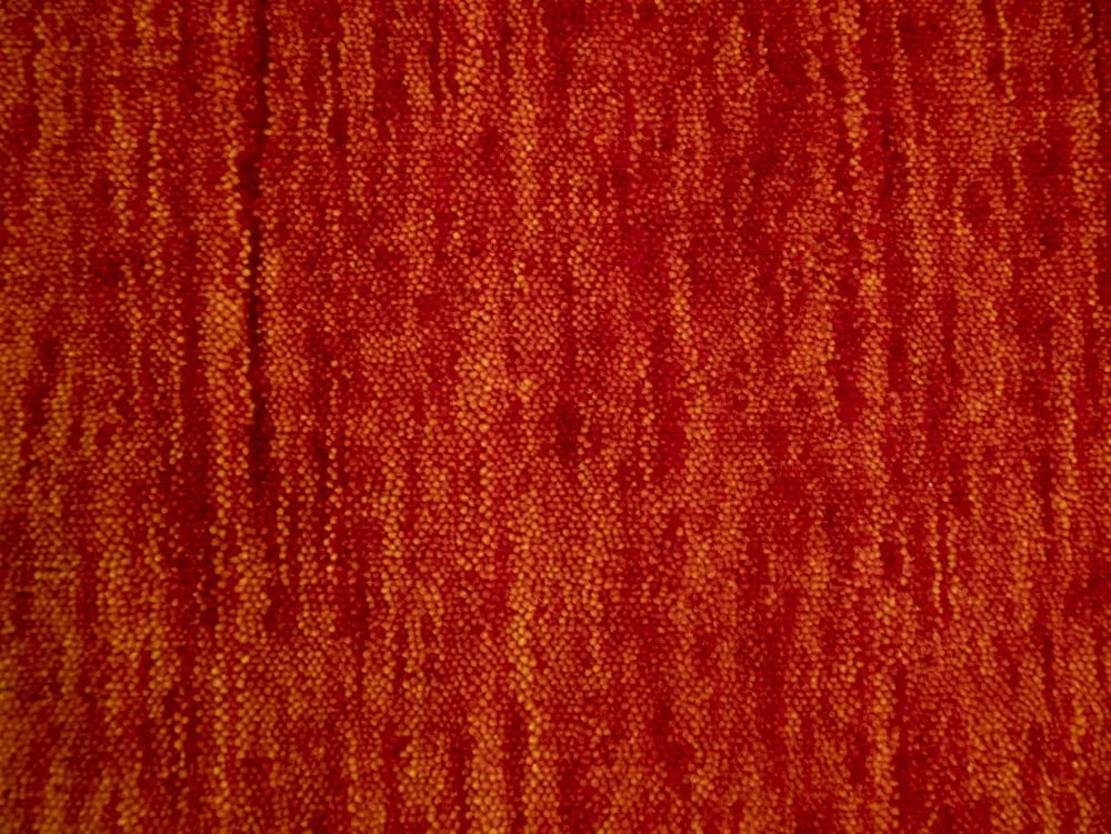 Orange Red Solid Gabbeh Modern Rug in All Size - 7