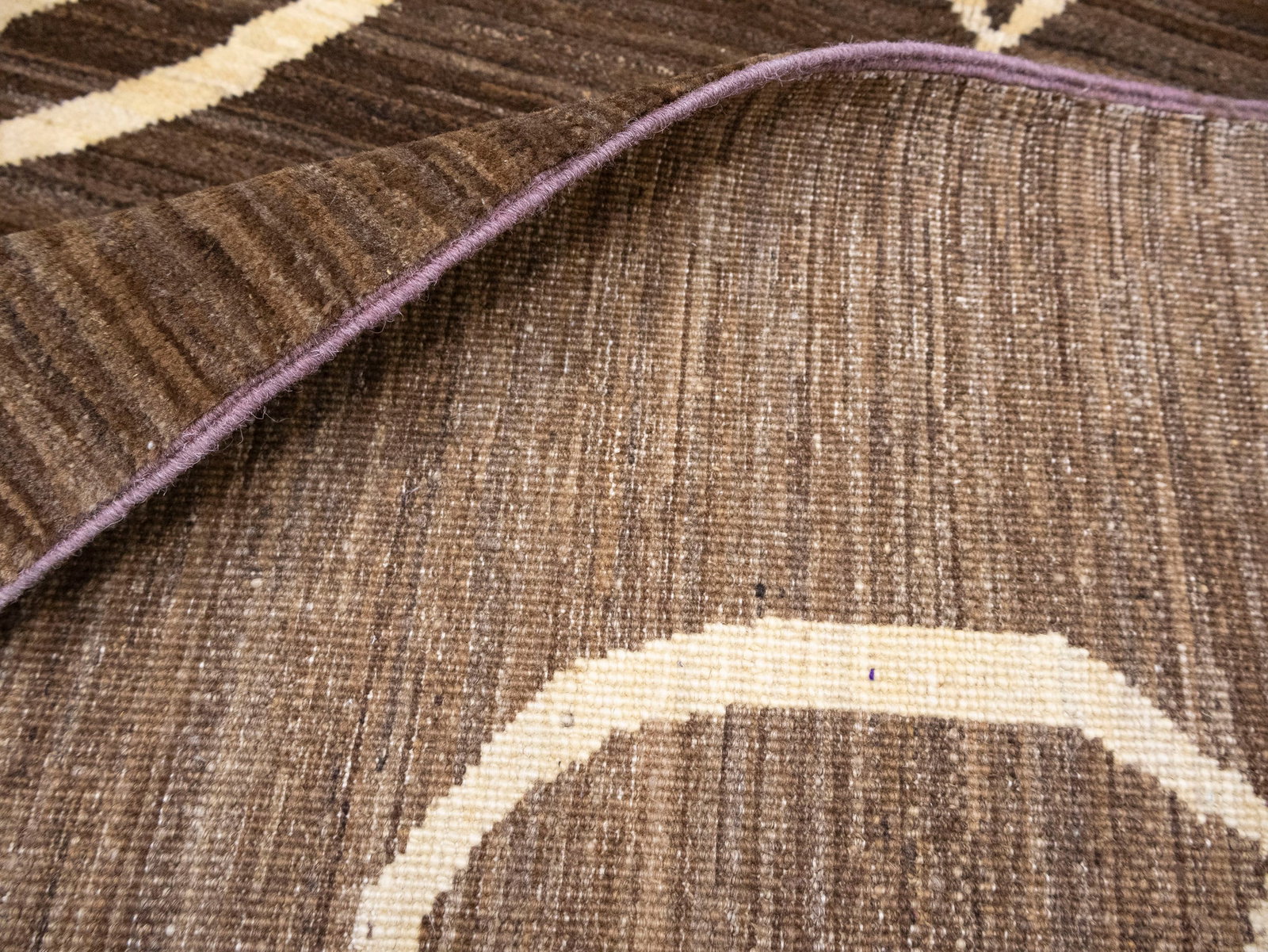 Brown Pictorial 4'9X6'4 Afghan Gabbeh Oriental Rug - 10