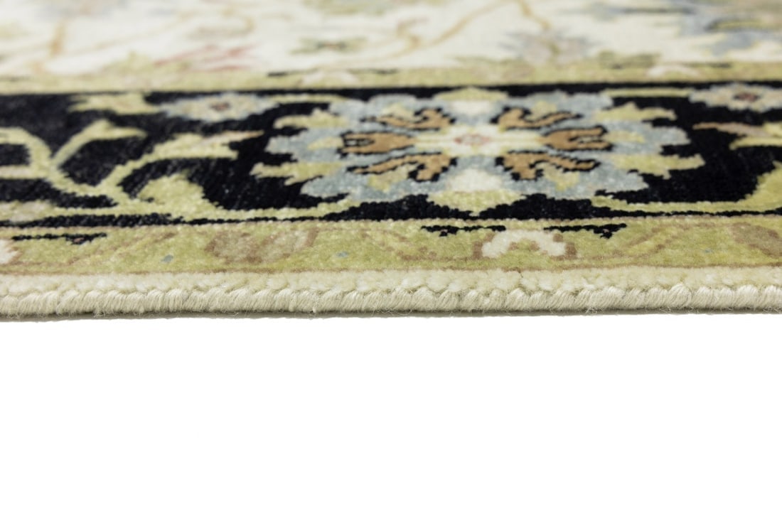Cream Floral Osh Chobi 6X9 Peshawar Oriental Rug - 11