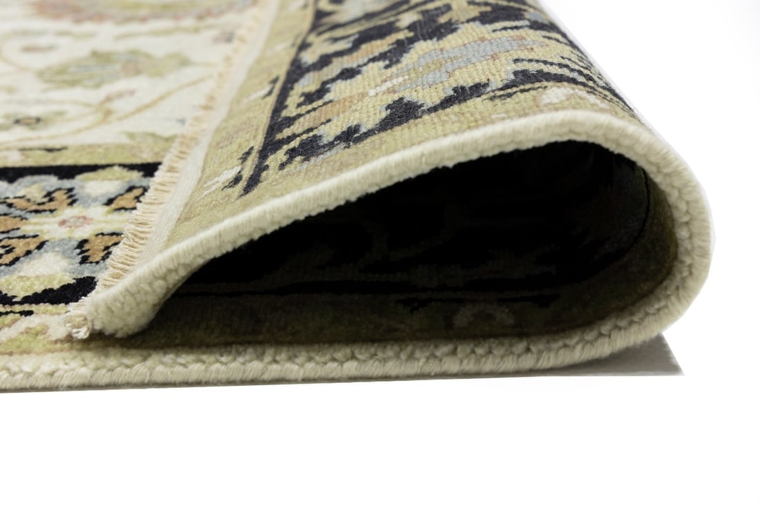 Cream Floral Osh Chobi 6X9 Peshawar Oriental Rug - 12