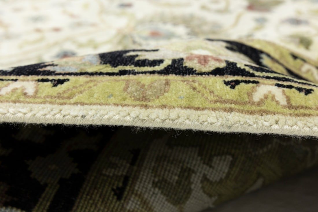 Cream Floral Osh Chobi 6X9 Peshawar Oriental Rug - 13