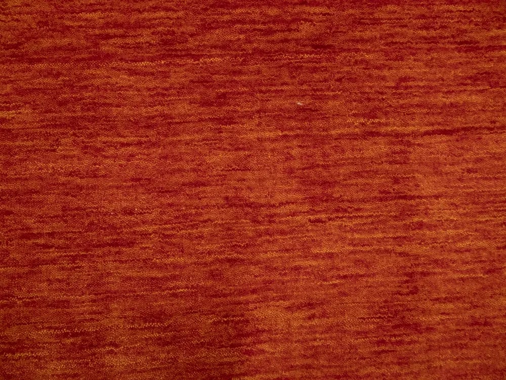 Orange Red Modern Solid 3X5 Gabbeh Oriental Rug - 8