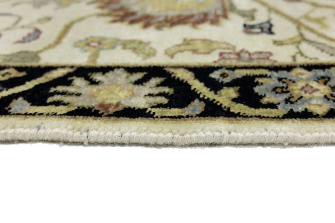 Cream Floral Osh Chobi 2'5X6 Peshawar Oriental Rug - 14