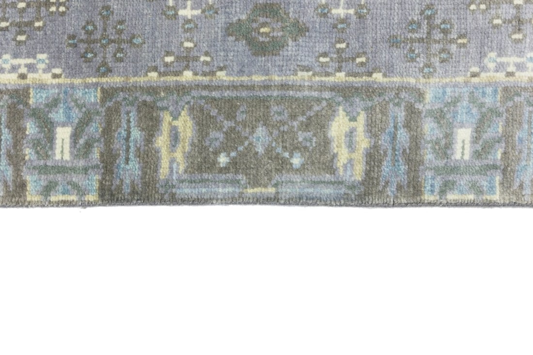 Taupe Tribal 3X8 Indo-Joshaghan Oriental Runner Rug - 10