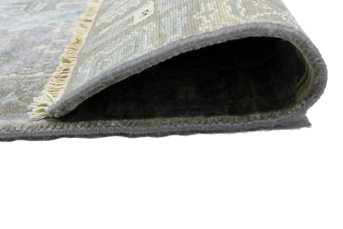 Taupe Tribal 3X8 Indo-Joshaghan Oriental Runner Rug - 13