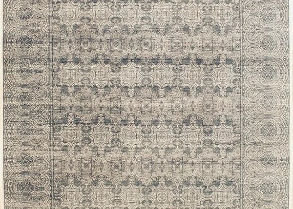 Hand Knotted Indo-Khotan Geometric Oriental Area Rug Carpet 8'1" x 10'1" - 3