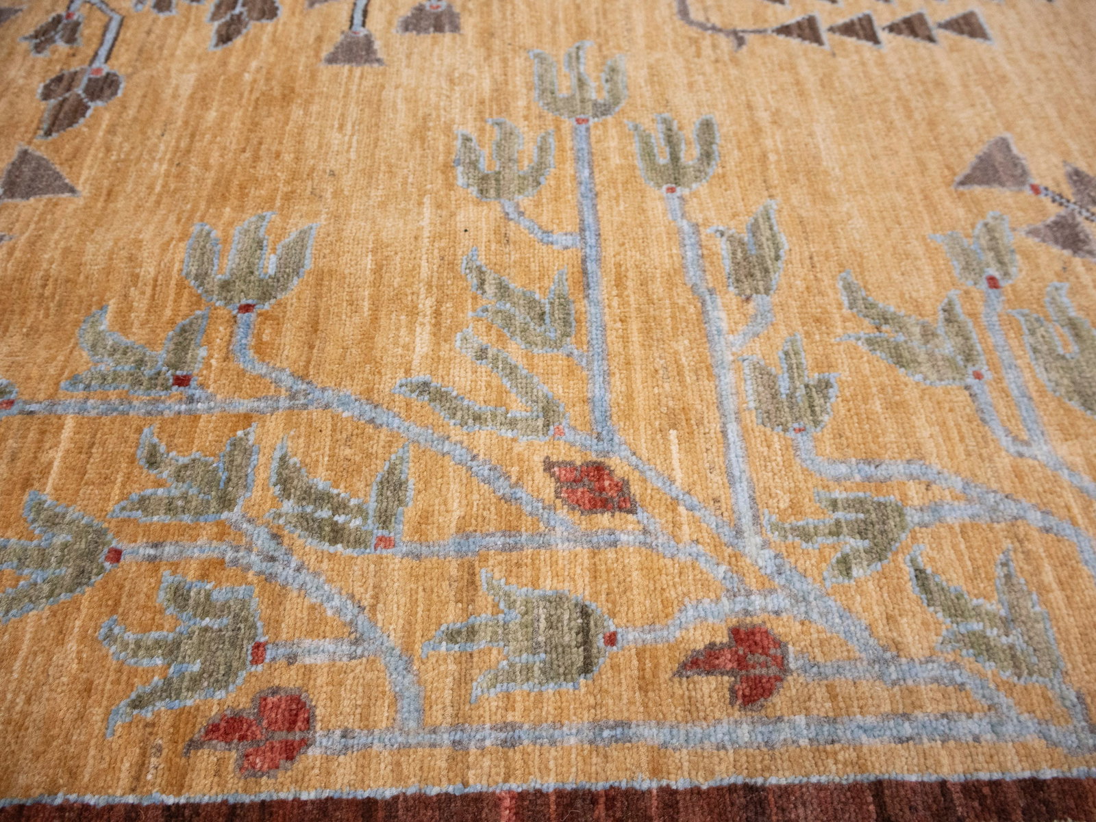 Cream Gold Tribal 8X10 Afghan Herati Oriental Rug - 8