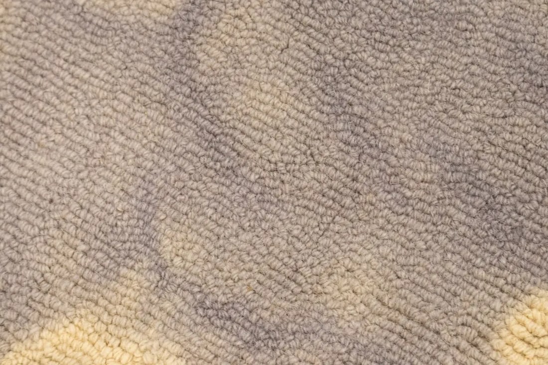 Mauve Tie-Dye 5X8 Hand-Tufted Modern Rug - 11