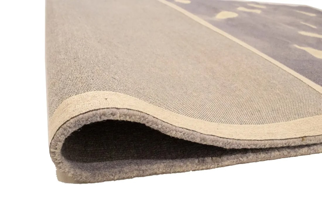 Mauve Tie-Dye 5X8 Hand-Tufted Modern Rug - 13