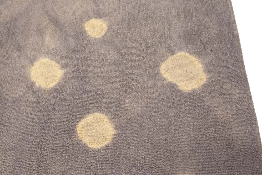 Mauve Tie-Dye 5X8 Hand-Tufted Modern Rug - 9