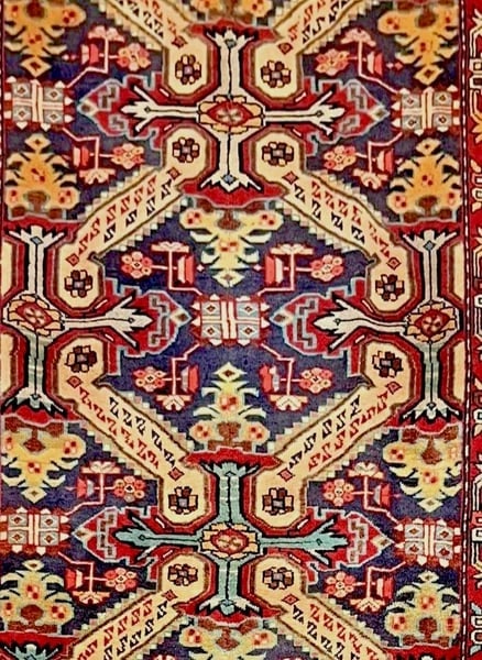 Hand Knotted Persian Azarbaijan Tribal Wool Oriental Area Rug 5'4" x 10'7" - 4