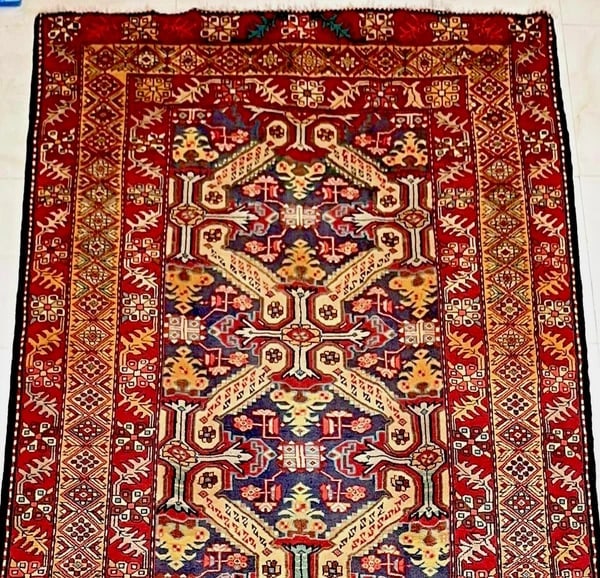 Hand Knotted Persian Azarbaijan Tribal Wool Oriental Area Rug 5'4" x 10'7" - 6