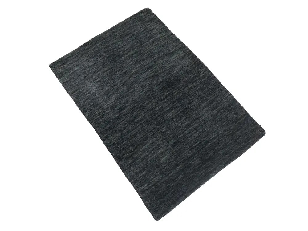Charcoal Solid Gabbeh Modern Rug in All Size - 10