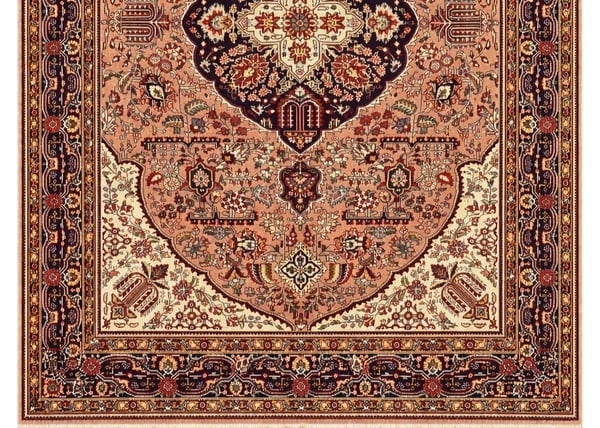 Hand Knotted Persian Tabriz Wool Terracotta Oriental Rug Carpet 6'5" x 9'6" - 2