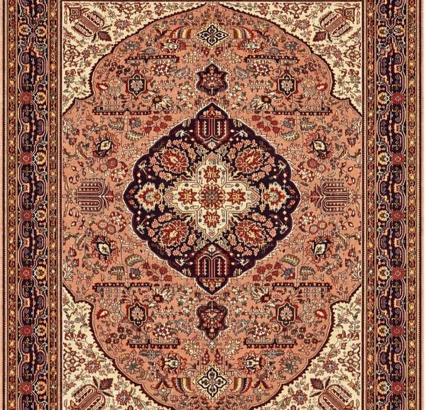 Hand Knotted Persian Tabriz Wool Terracotta Oriental Rug Carpet 6'5" x 9'6" - 3
