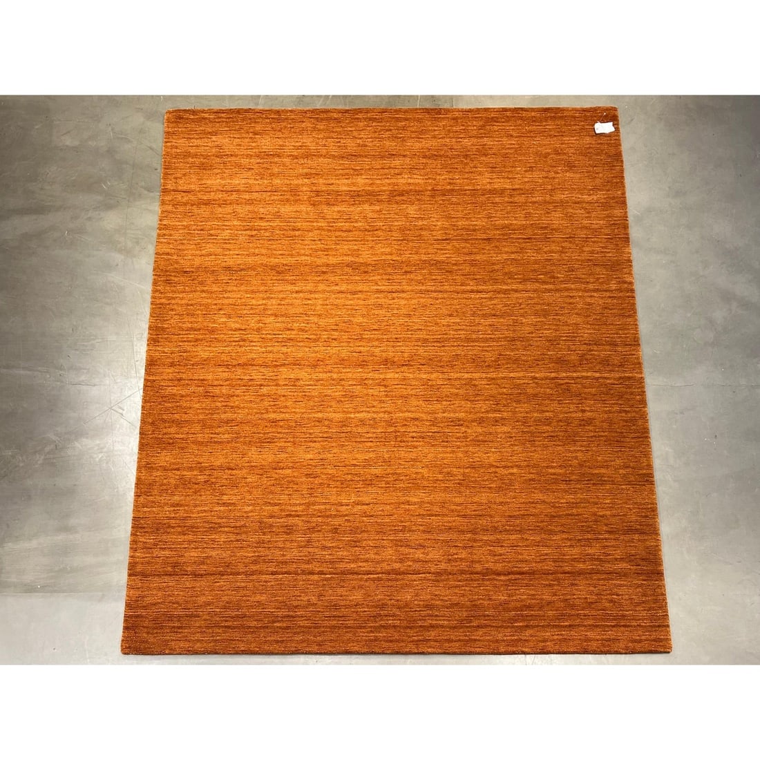 Solid hand made wool rug - 2