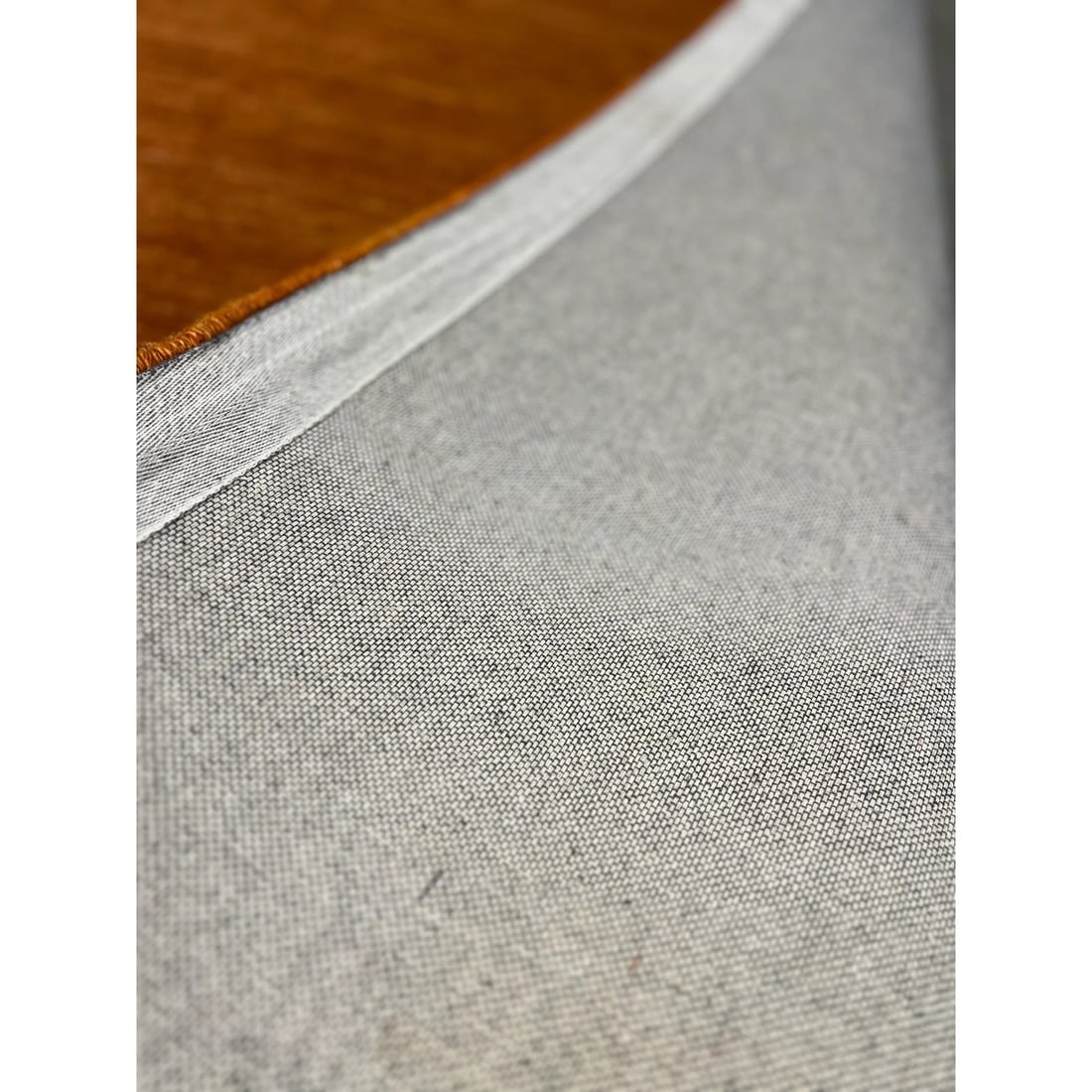 Solid hand made wool rug - 3