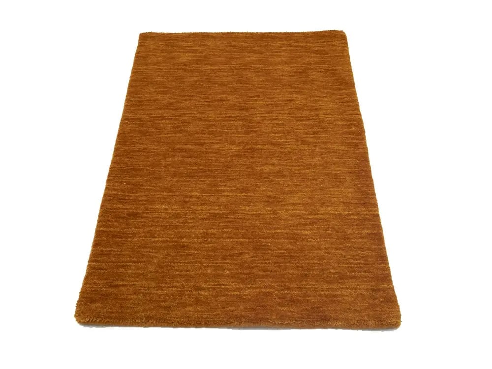 Orange Solid Gabbeh Modern Rug in All Size - 2