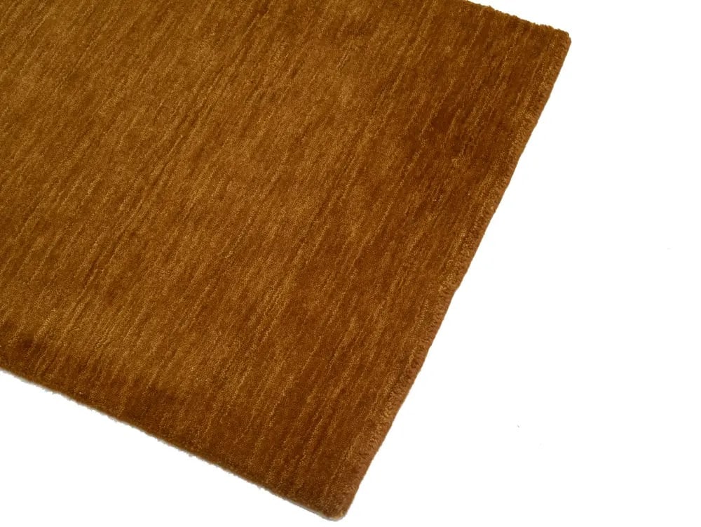 Orange Solid Gabbeh Modern Rug in All Size - 8