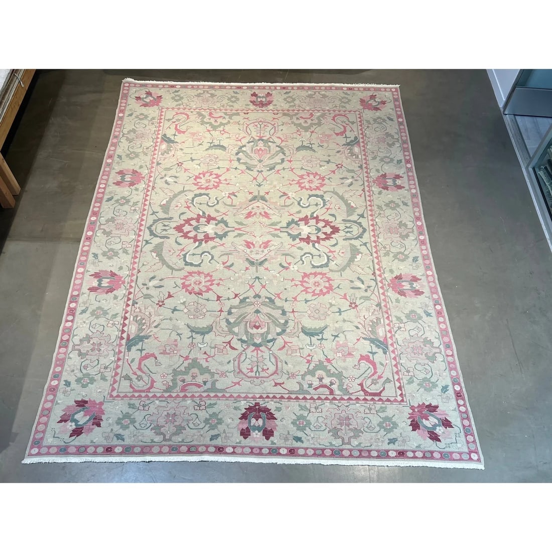 Sumak weave hand knotted rug - 3