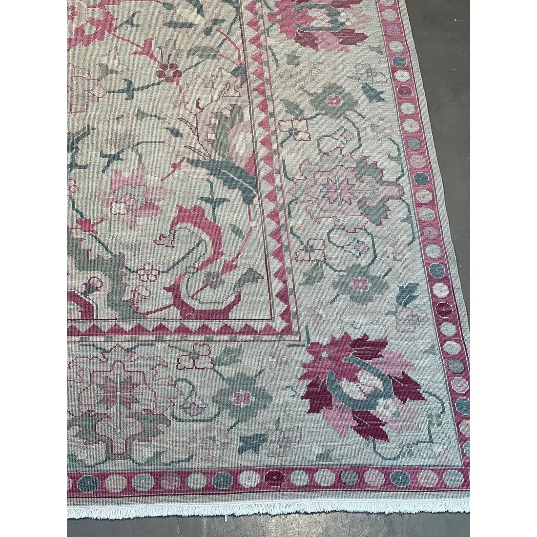 Sumak weave hand knotted rug - 4