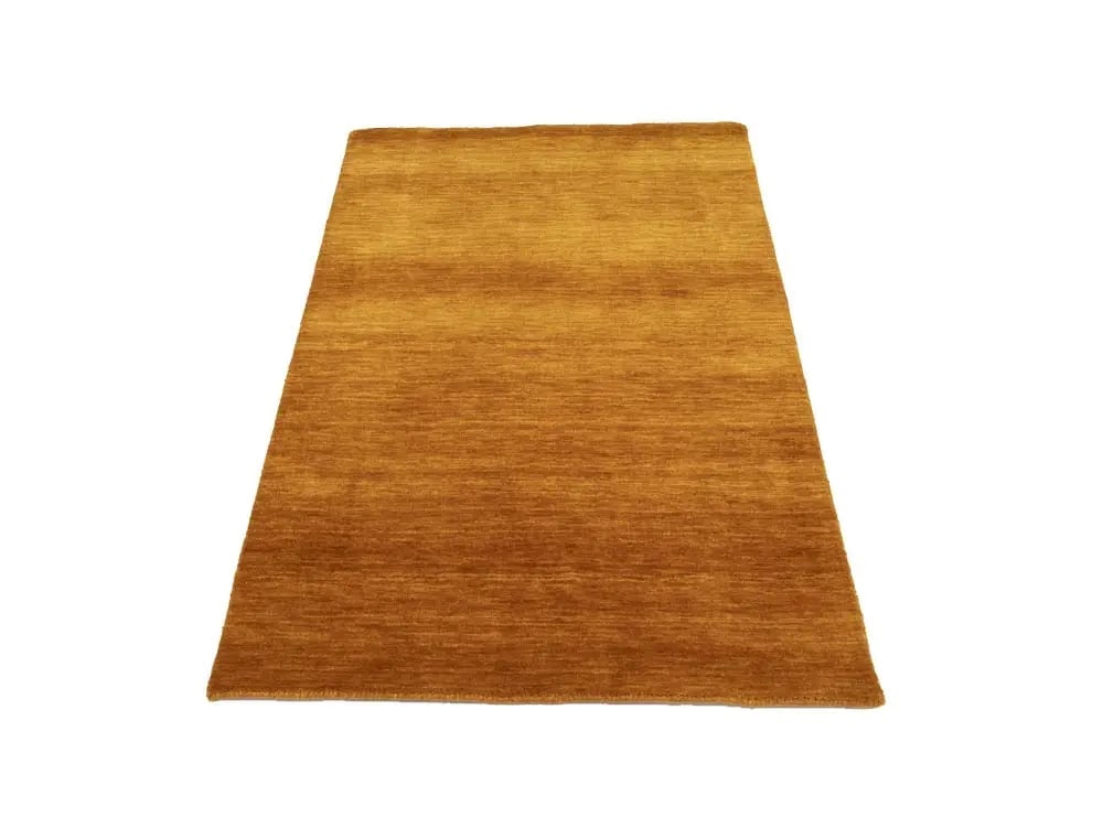 Orange Modern Solid 3X5 Gabbeh Oriental Rug - 6