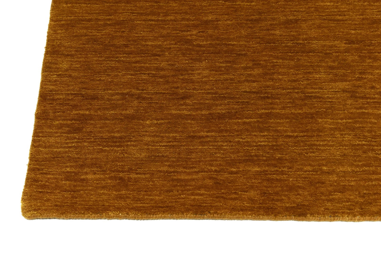 Orange Modern Solid 4X6 Gabbeh Oriental Rug - 11