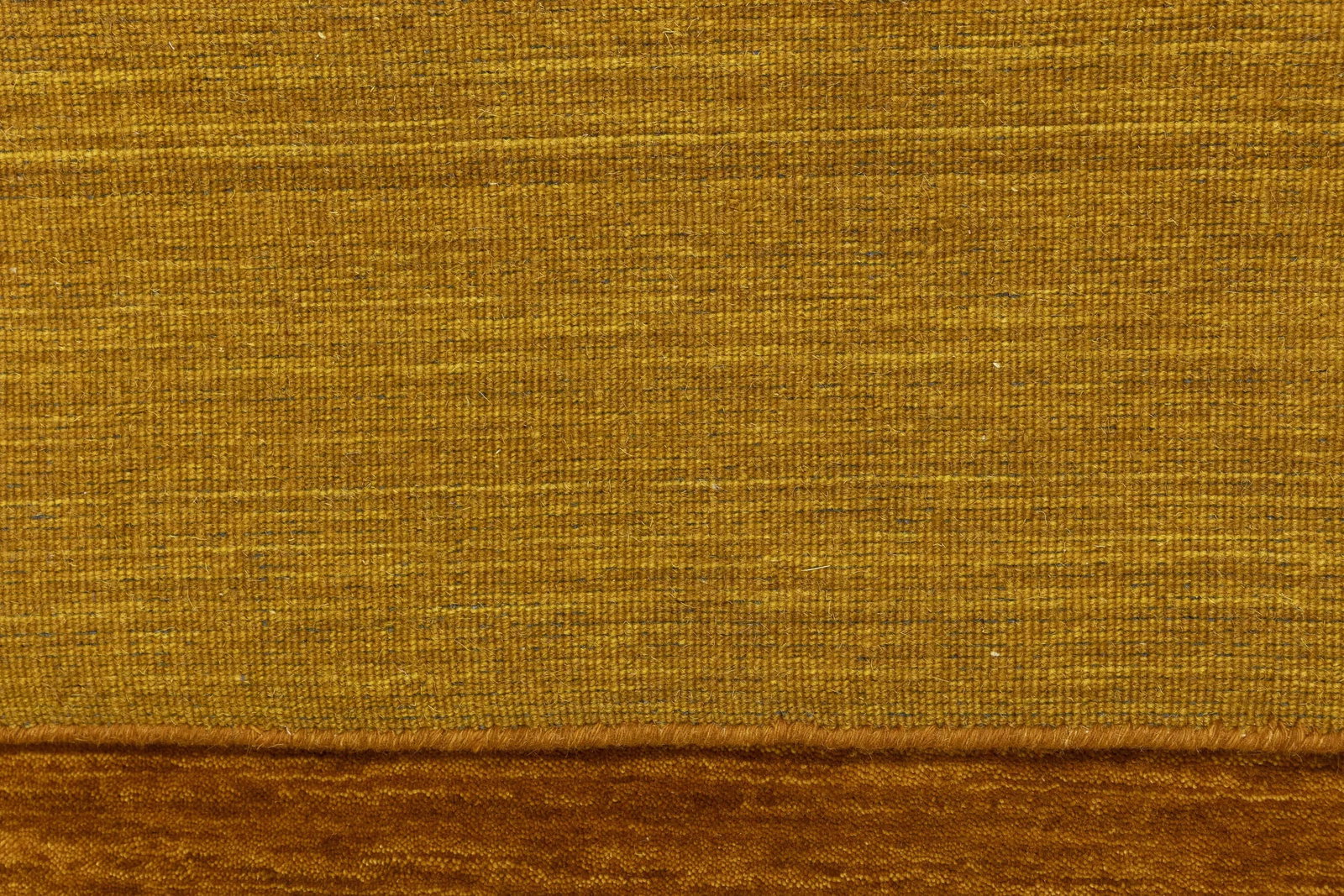 Orange Modern Solid 4X6 Gabbeh Oriental Rug - 15
