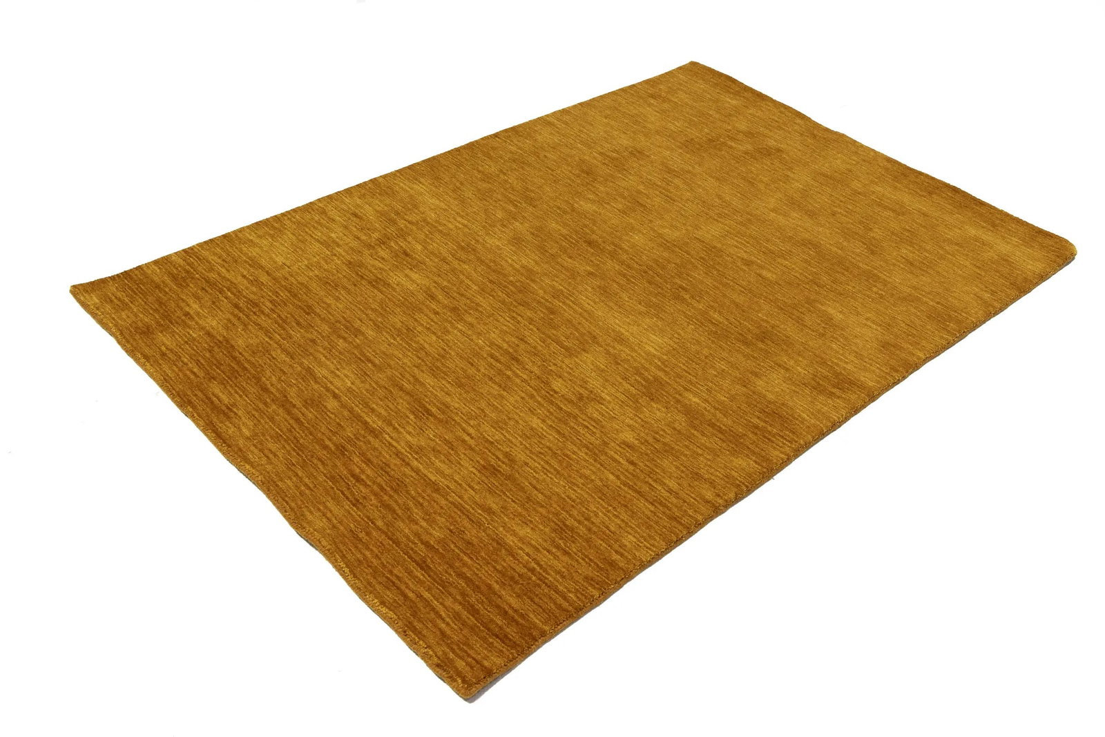 Orange Modern Solid 4X6 Gabbeh Oriental Rug - 6