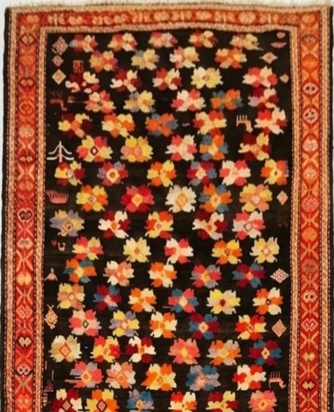 Hand Knotted Karabagh Tribal Wool Runner Caucasian Oriental Area Rug 5' x 11'6" - 4