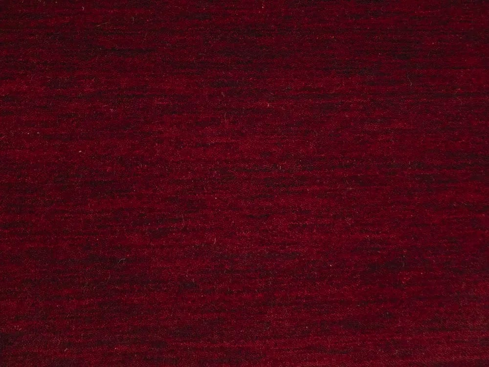 Maroon Red Modern Solid 3X5 Gabbeh Oriental Rug - 10