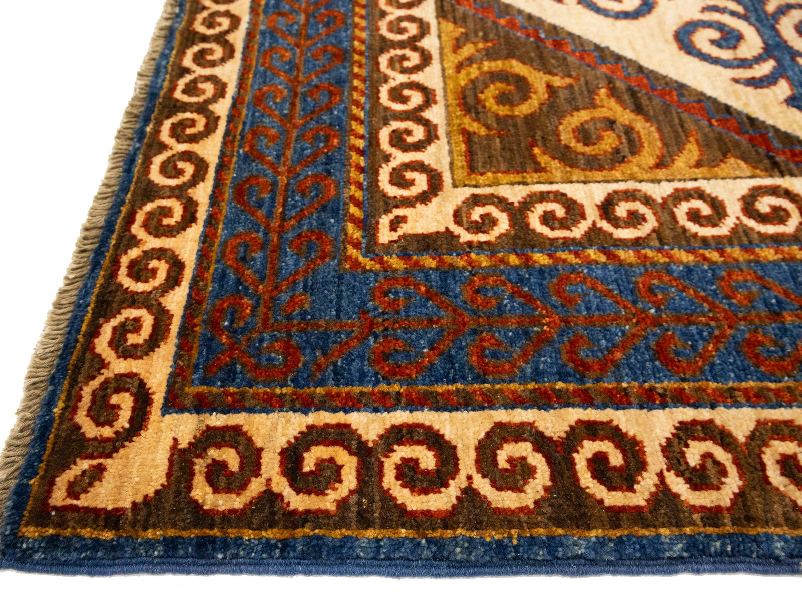 Multicolored Geometric Tribal 8'5X9'8 Afghan Yalameh Oriental Rug - 10