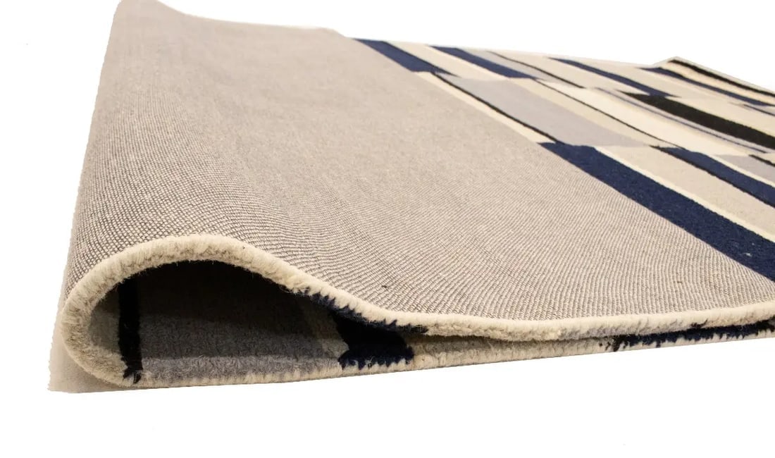 Multicolored Stripes 5X8 Hand-Tufted Modern Rug - 14