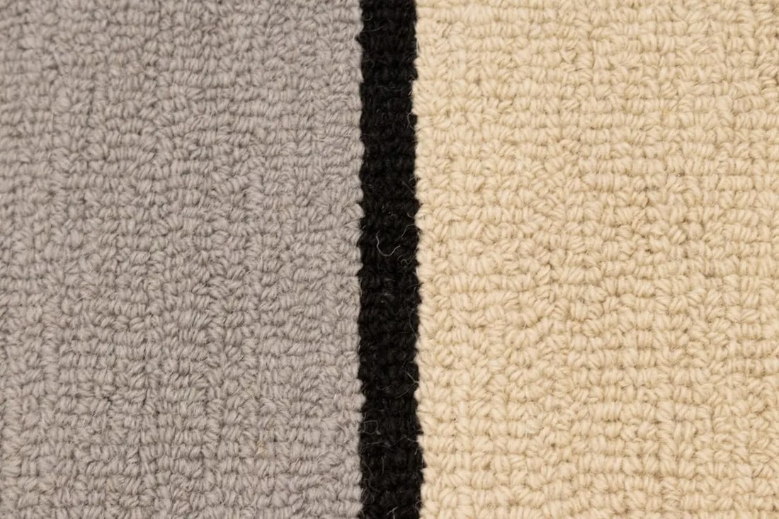 Multicolored Stripes 5X8 Hand-Tufted Modern Rug - 7