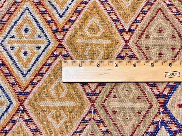 Hand-Knotted Balouch Tribal Wool Geometric Afghan Oriental Area Rug 4'1" x 6'10" - 7
