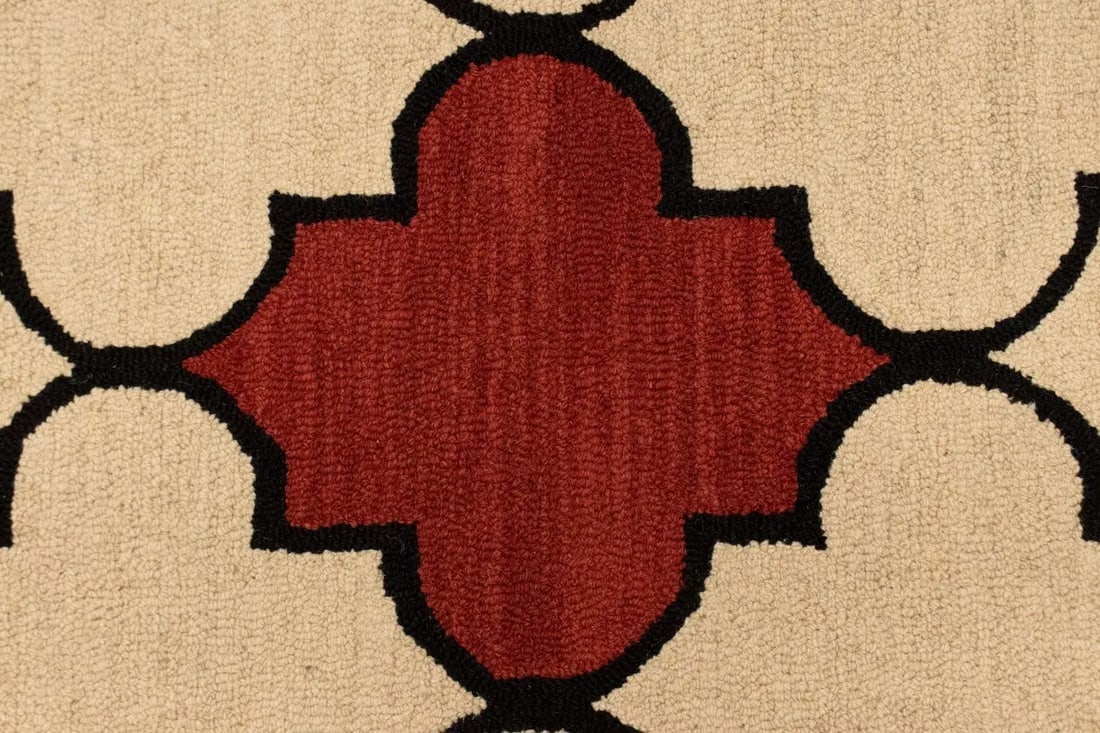 Multicolored Trellis 5X8 Hand-Tufted Modern Rug - 7
