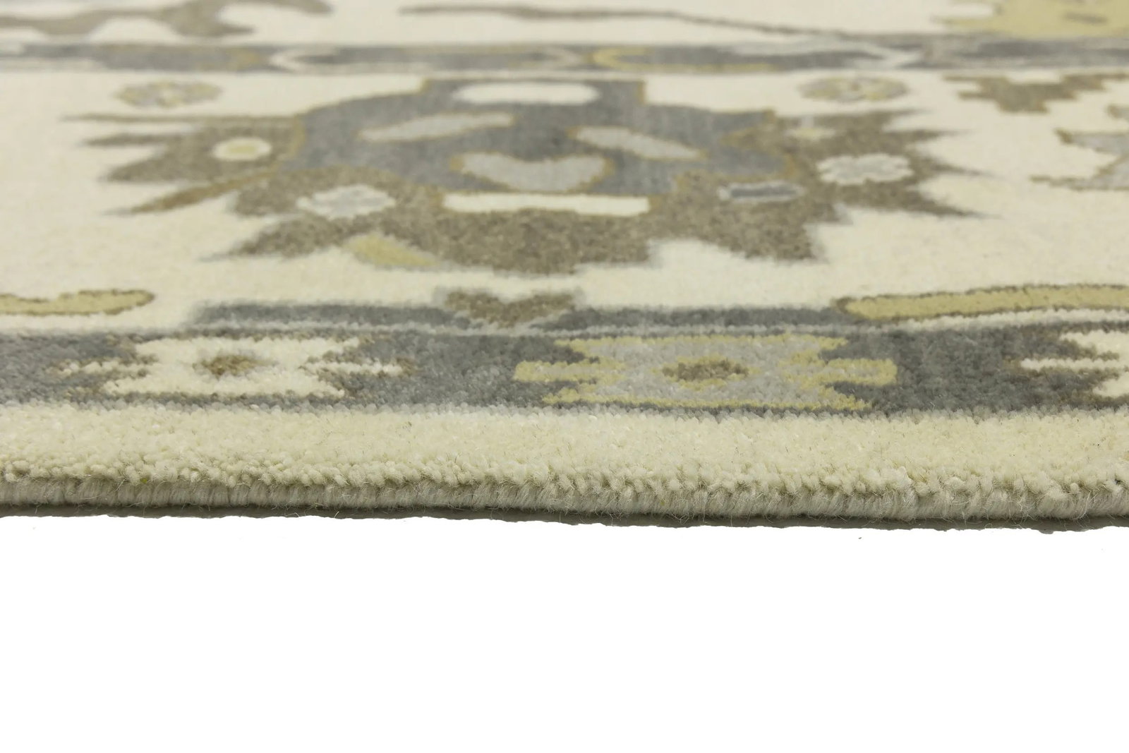 Muted Colors Transitional Floral 9X12 Oushak Chobi Oriental Rug - 11
