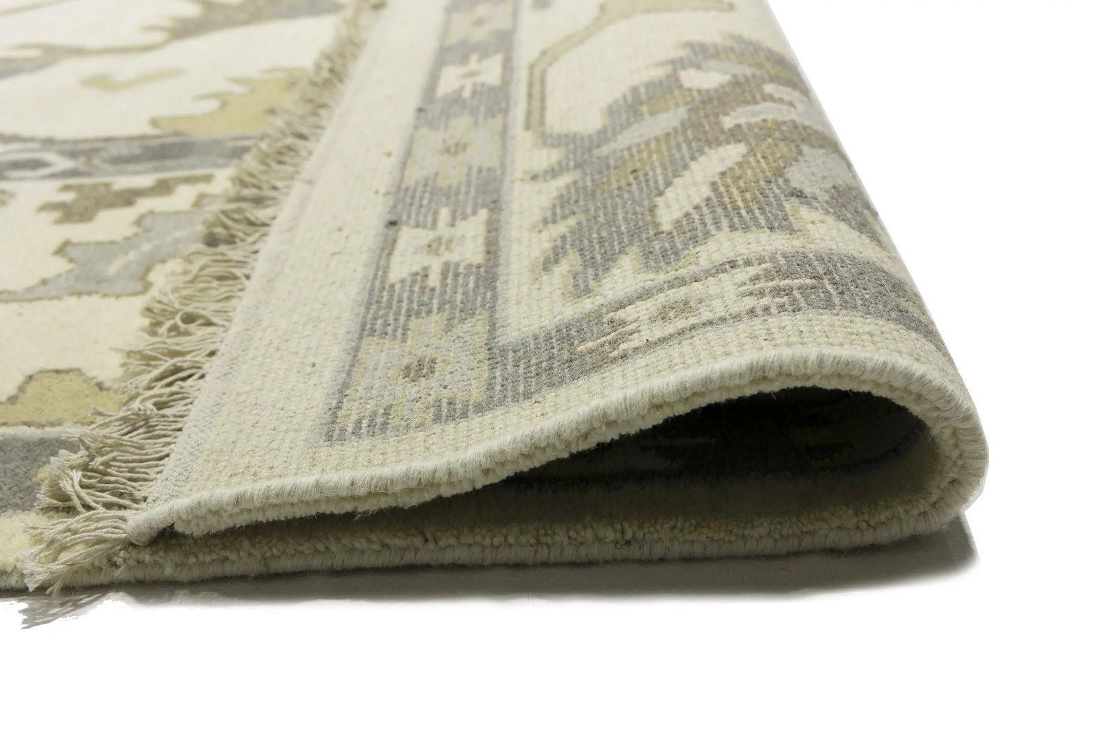 Muted Colors Transitional Floral 9X12 Oushak Chobi Oriental Rug - 12