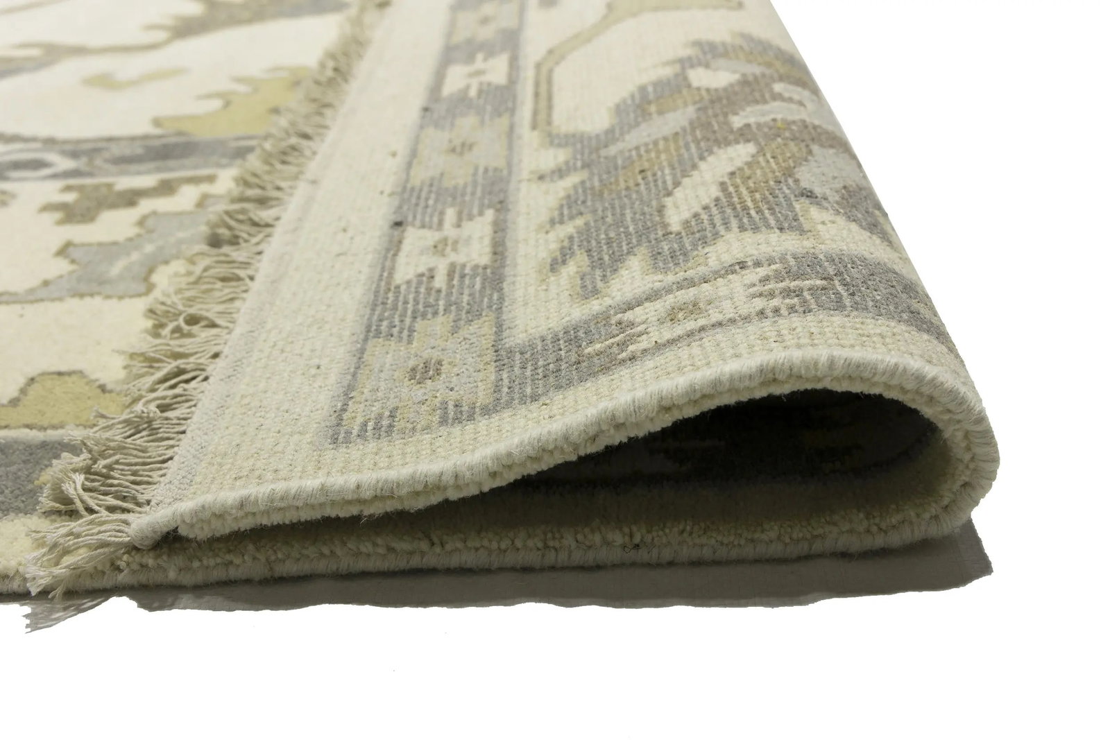 Muted Colors Transitional Floral 9X12 Oushak Chobi Oriental Rug - 13
