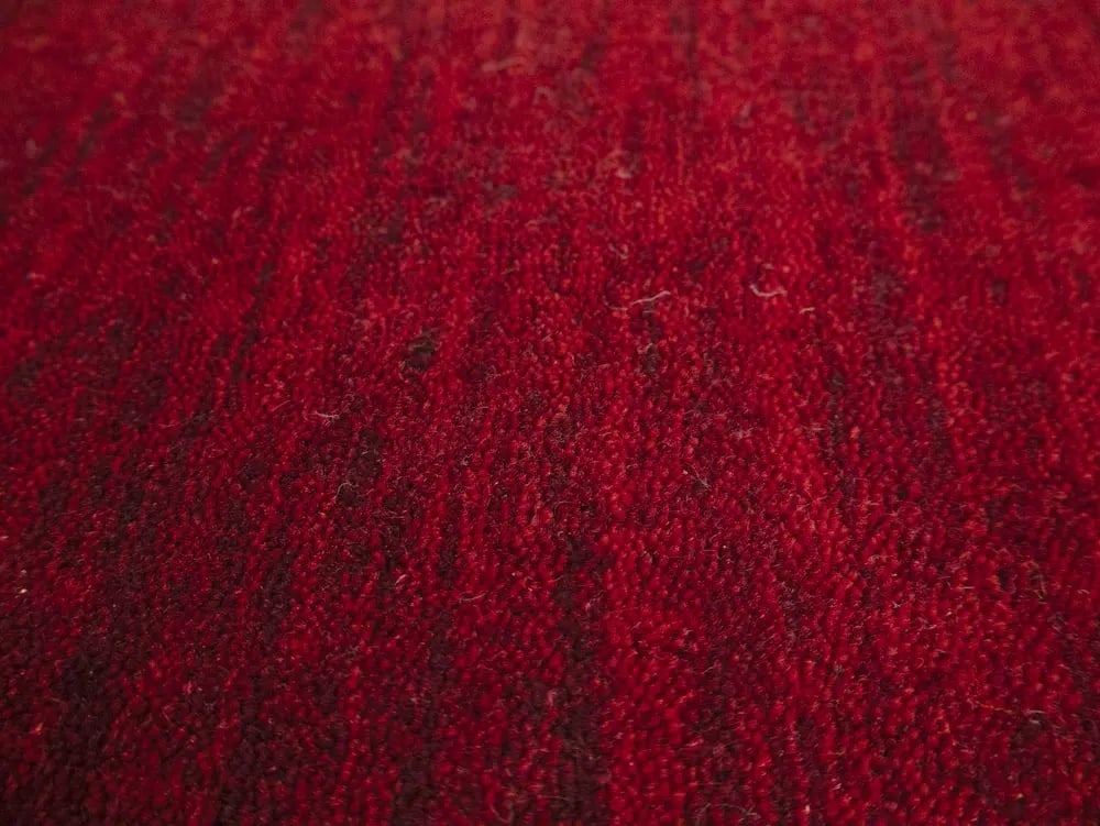 Maroon Red Solid Gabbeh Modern Rug in All Size - 6
