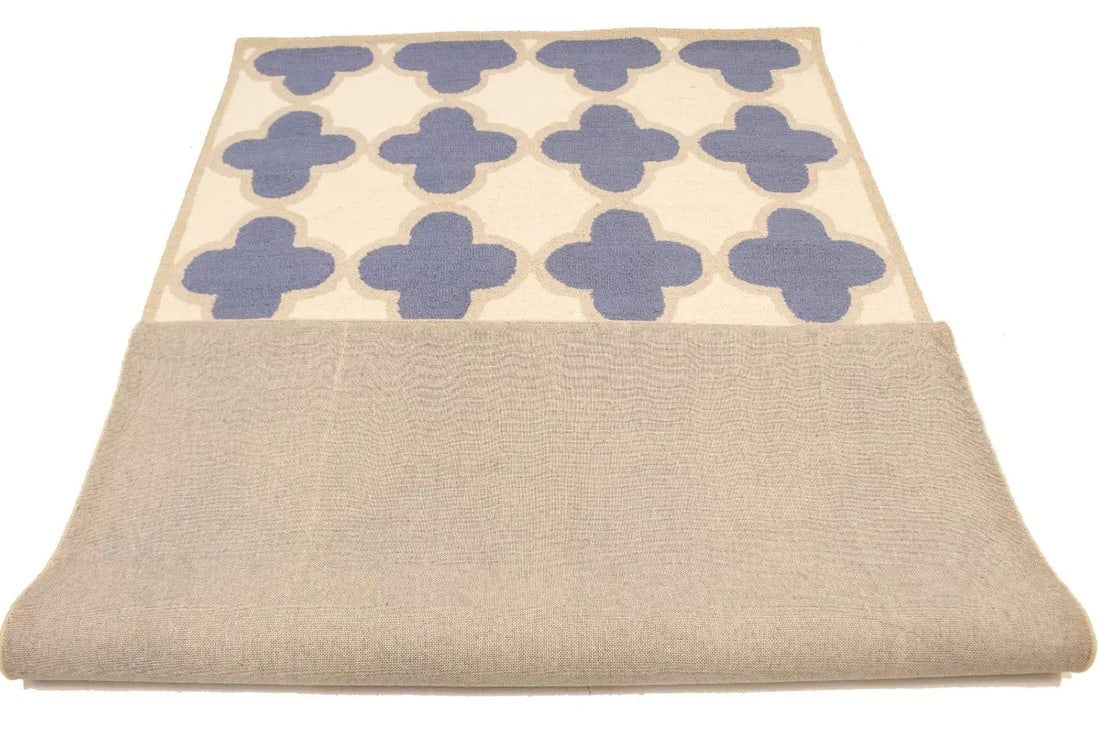 Multicolored Trellis 5X8 Hand-Tufted Modern Rug - 15
