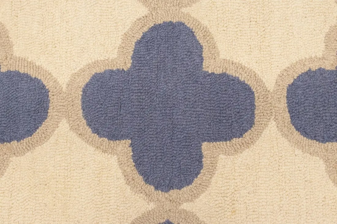 Multicolored Trellis 5X8 Hand-Tufted Modern Rug - 7