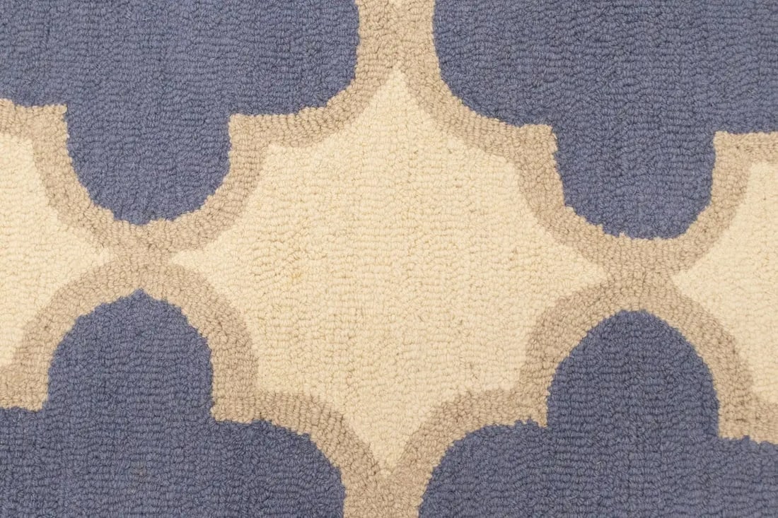 Multicolored Trellis 5X8 Hand-Tufted Modern Rug - 9