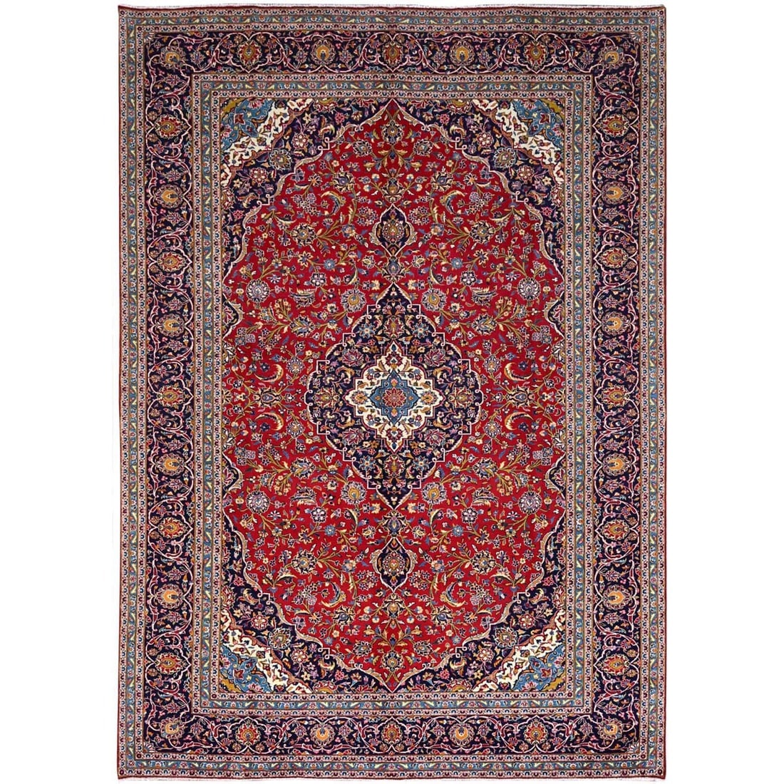 Pepper Red Zoroastrian Kishoon Hand Knotted Soft Wool Oriental Rug: Title: Pepper Red Zoroastrian Kishoon Hand Knotted Soft Wool Oriental Rug Description:This is a truly genuine one-of-a-kind. It has been Knotted for months and months in the centuries-old weaving craf