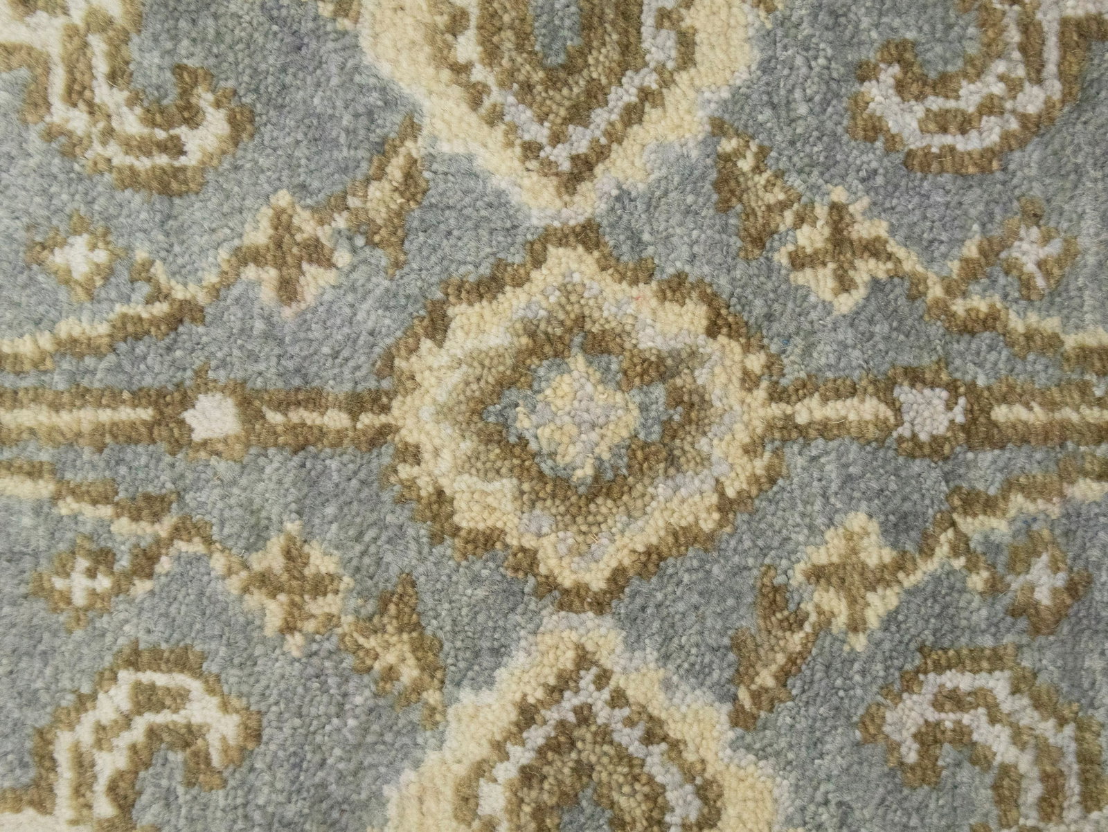 Gray Floral 3X20 Oushak Chobi Oriental Runner Rug - 10