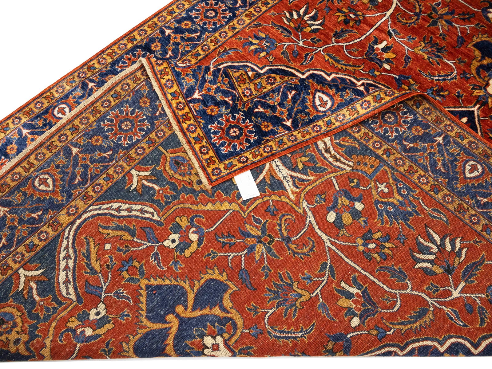 Rusty Red Floral Tribal 7X10 Afghan Herati Oriental Rug - 13