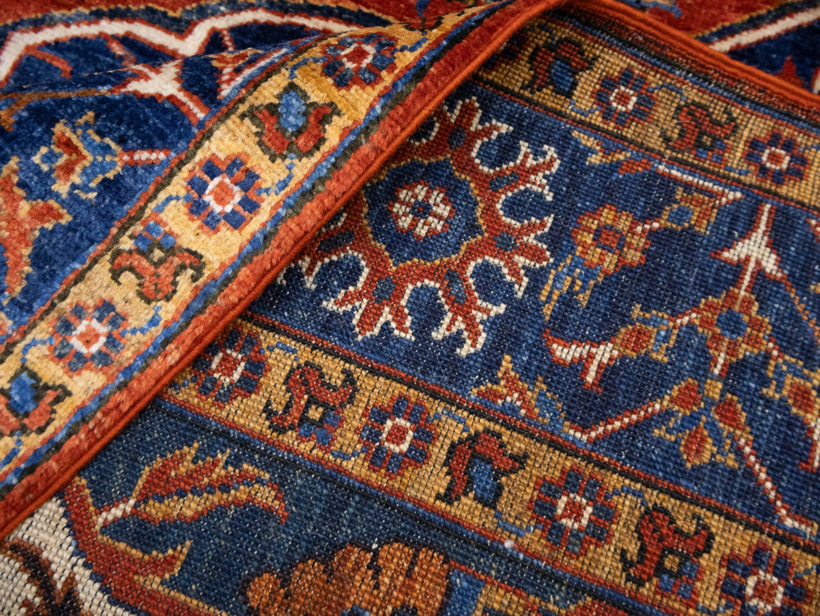 Rusty Red Floral Tribal 7X10 Afghan Herati Oriental Rug - 14
